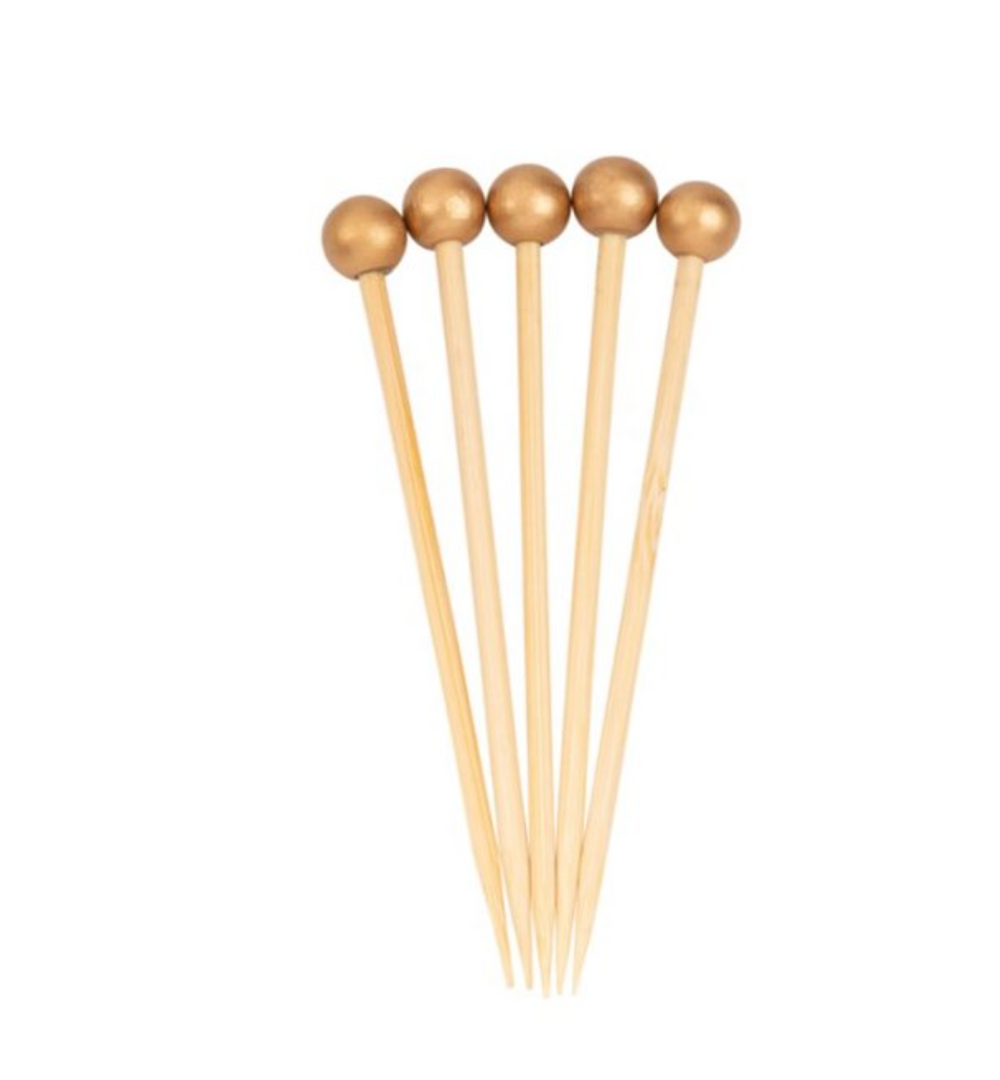 Party Pick Small Gold/40pkg