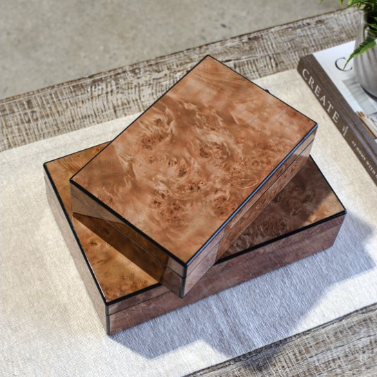 Burl Wood Grain Box
