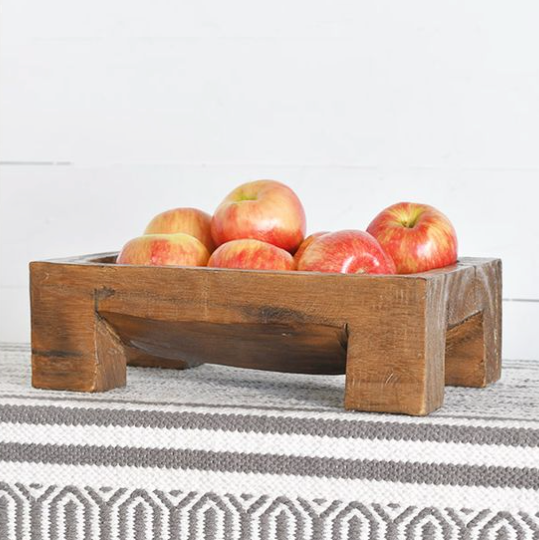 LG. HANDMADE CARVED WOOD STAND