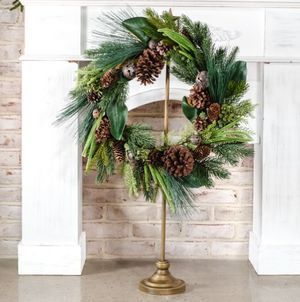 ADJUSTABLE STAR TOP WREATH STAND