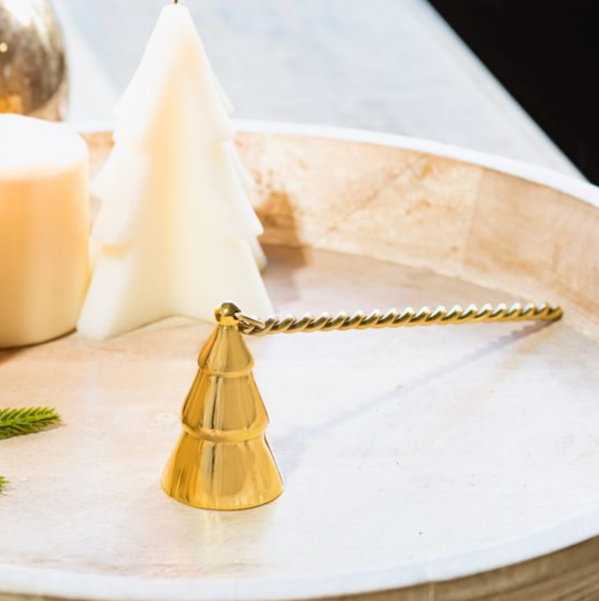 GOLD XMAS TREE SNUFFER