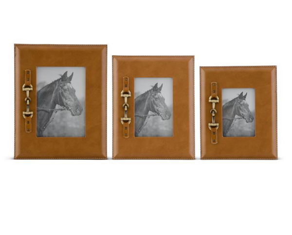 Gold Horse Bit Photo Frame