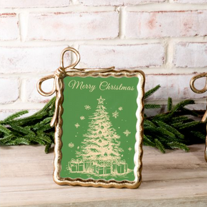 GOLD RIBBON PHOTO FRAME