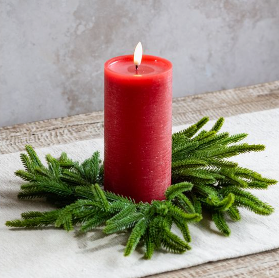 6.5" PINE CANDLE RING