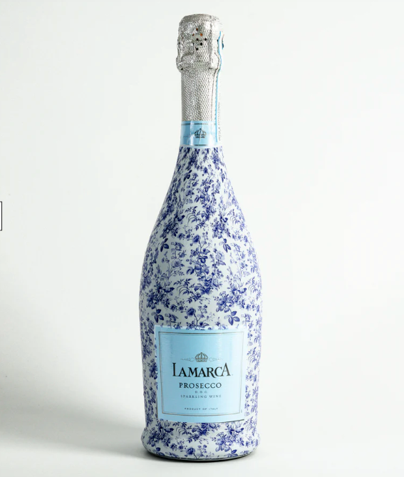 Beau Bottles Grandmillenial Blue Floral