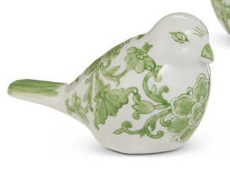 Green Chinoiserie Bird