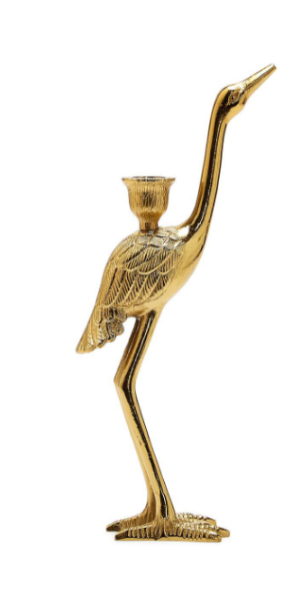 Crane Candle Holder