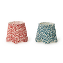Scalloped Floral Fabric Lampshade