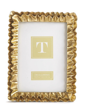 Gold Ruffle Frame