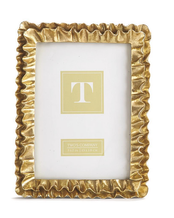 Gold Ruffle Frame