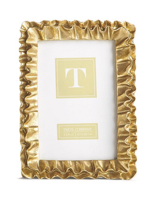 Gold Ruffle Frame