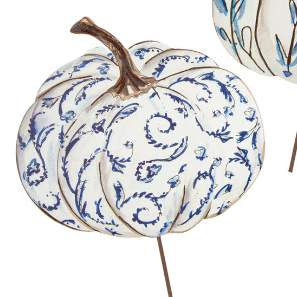 Blue & White Pumpkins