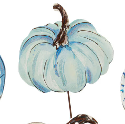 Blue & White Pumpkins