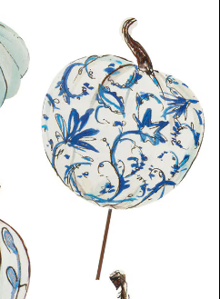 Blue & White Pumpkins