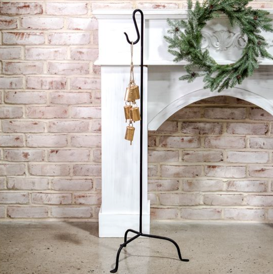 40"H BLACK METAL STAND