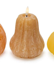 Flameless Pumpkin LED Decor Candle