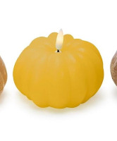 Flameless Pumpkin LED Decor Candle