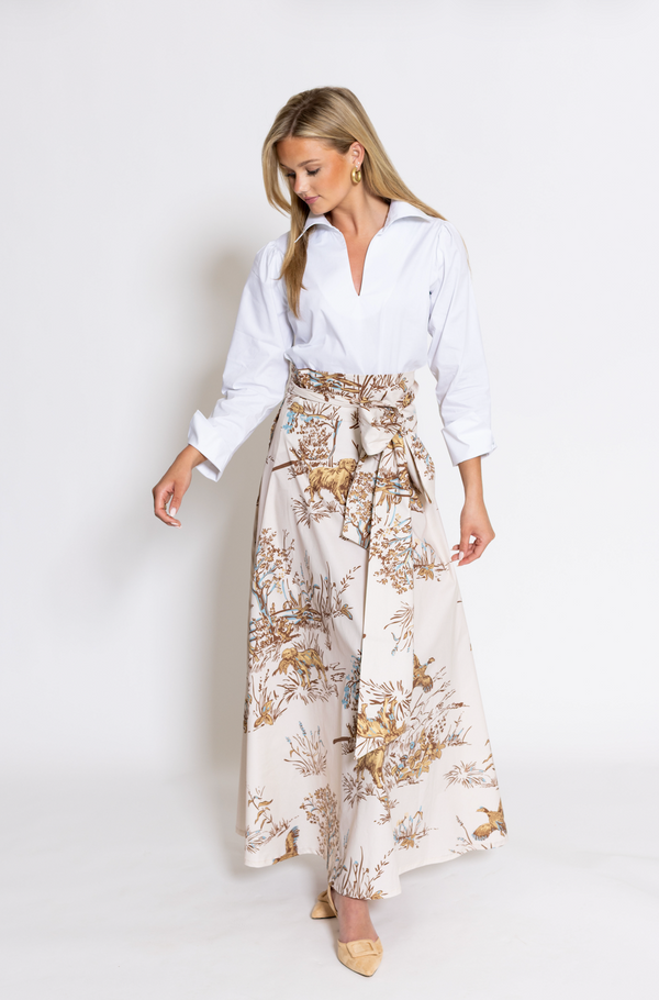 House of MBR Classic White Lana Relaxed Shirt