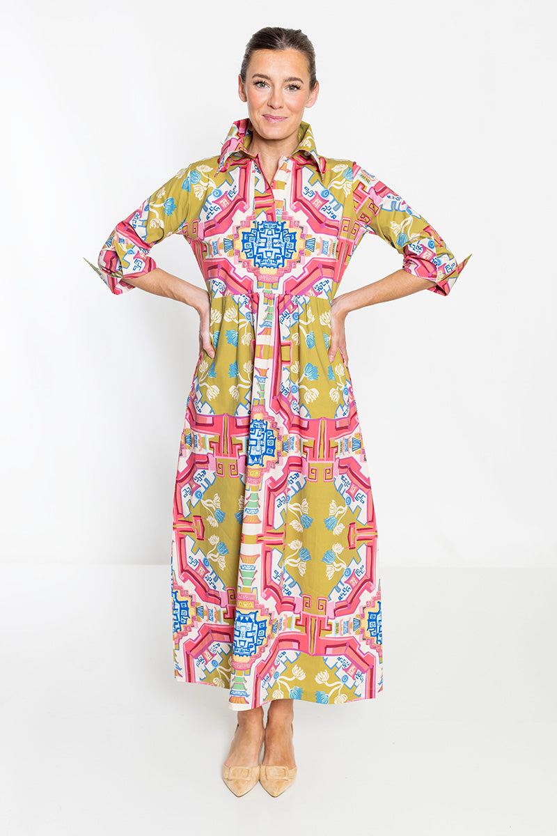 House of MBR Surcie Blythe Empire Dress Long