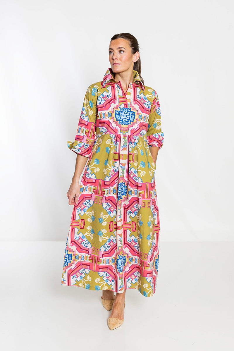 House of MBR Surcie Blythe Empire Dress Long