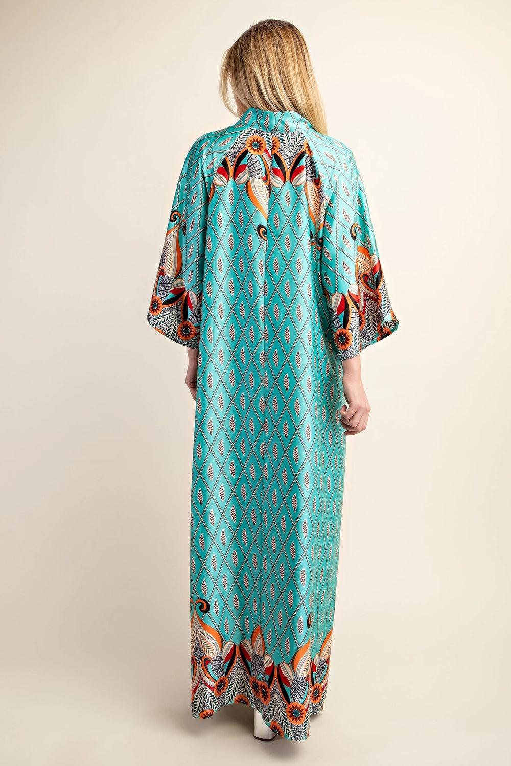 Satin Lounge Maxi Dress