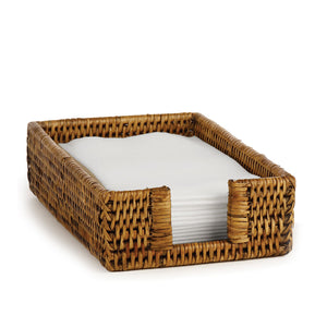 BURMA RATTAN RECT GUEST NAPKIN HLDR
