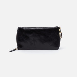 Spark Double Eyeglass Case In Polished Leather