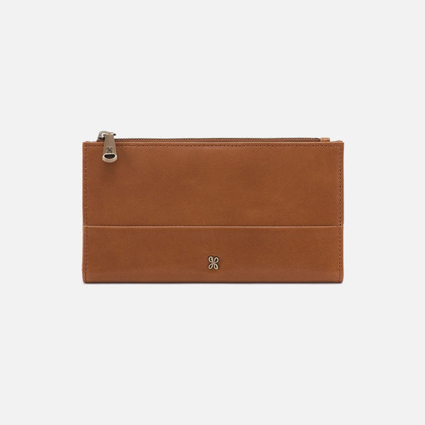Jill Large Bifold Wallet In Polished Leather