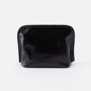 Beauty Cosmetic Pouch In Polished Leather