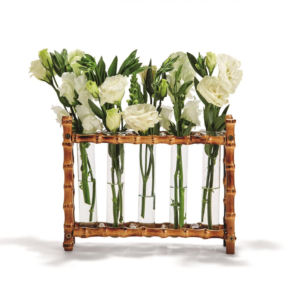 Natural Bamboo Test Tube Vase