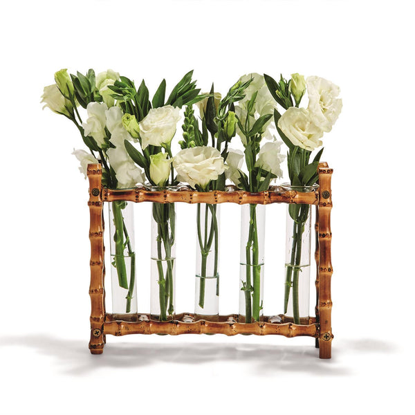 Natural Bamboo Test Tube Vase