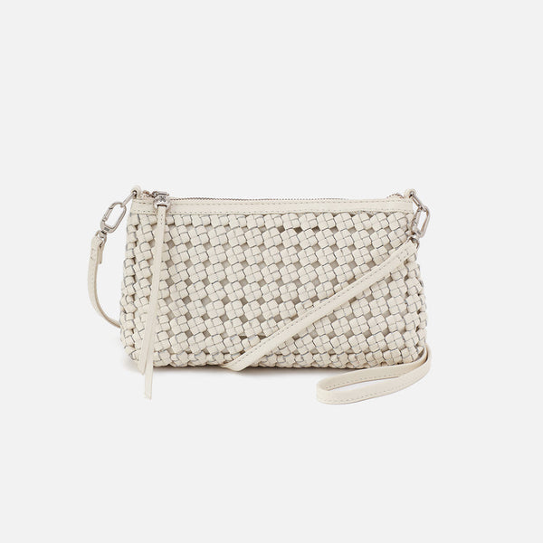 Darcy Crossbody in Whitecap Woven Leather