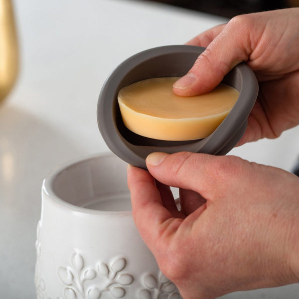 Flip Dish Wax Warmer Black Dipped