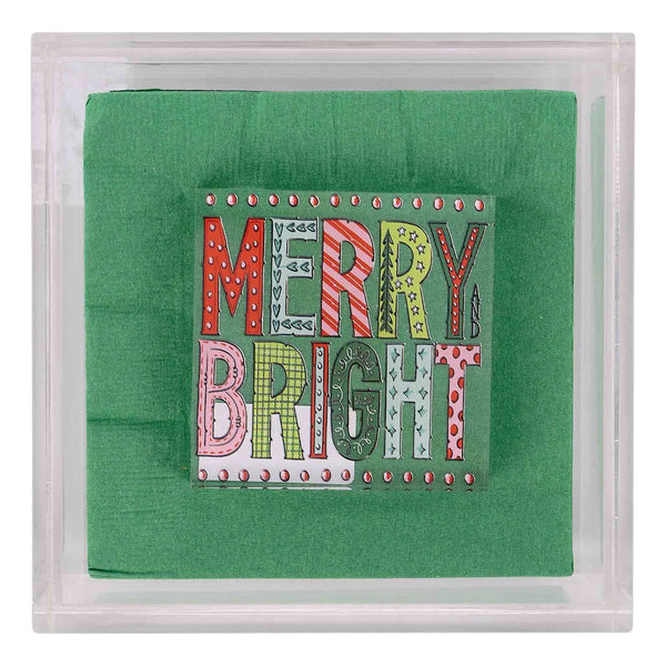 Merry & Bright Napkin Weight
