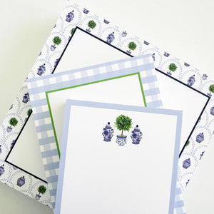Chinoiserie Topiary Notepad