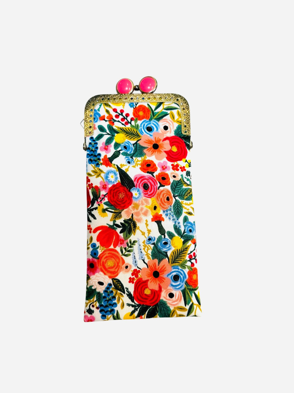 Kiki & Syds Eyeglass Case - Petite Garden Party Cream