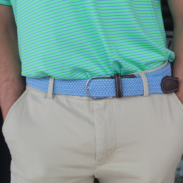 The Newport Woven Stretch Belt