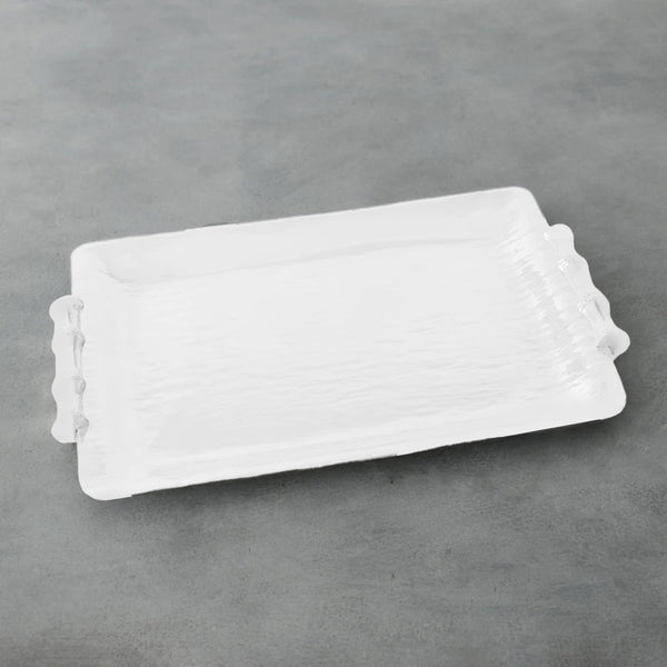 VIDA Bamboo Md Rectangular Tray (White)
