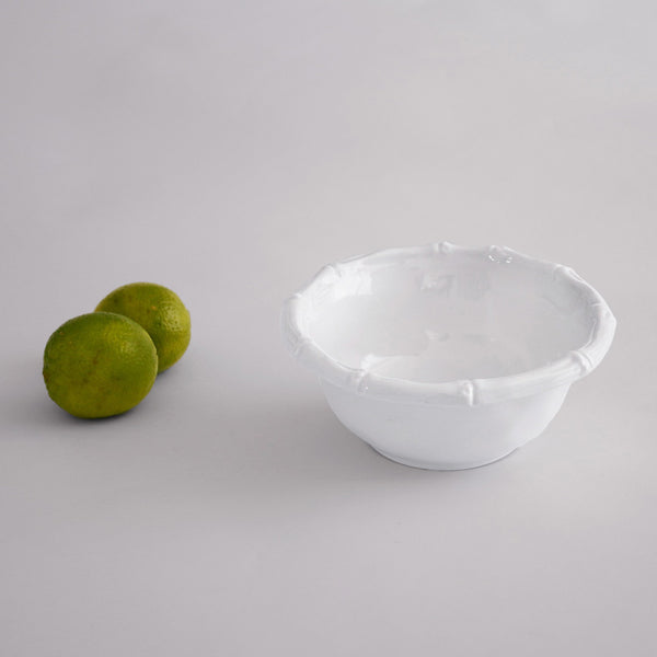 VIDA Bamboo Sm Dip Bowl (White)