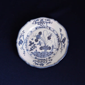 VIDA Faenza 9" Salad Plate Set of 4 (White and Blue)