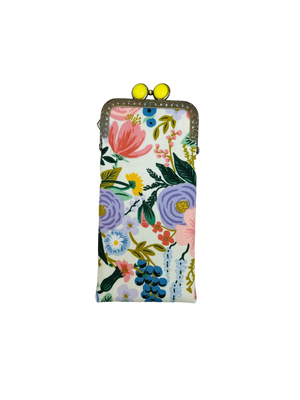 Kiki & Syds Eyeglass Case - Garden Party Ivory