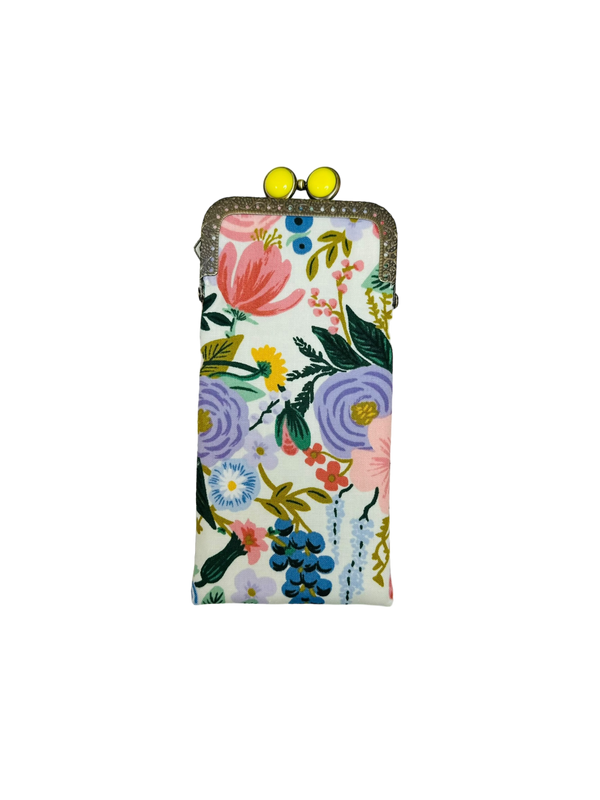 Kiki & Syds Eyeglass Case - Garden Party Ivory