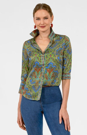 Boyfriend Shirt - Passion Paisley