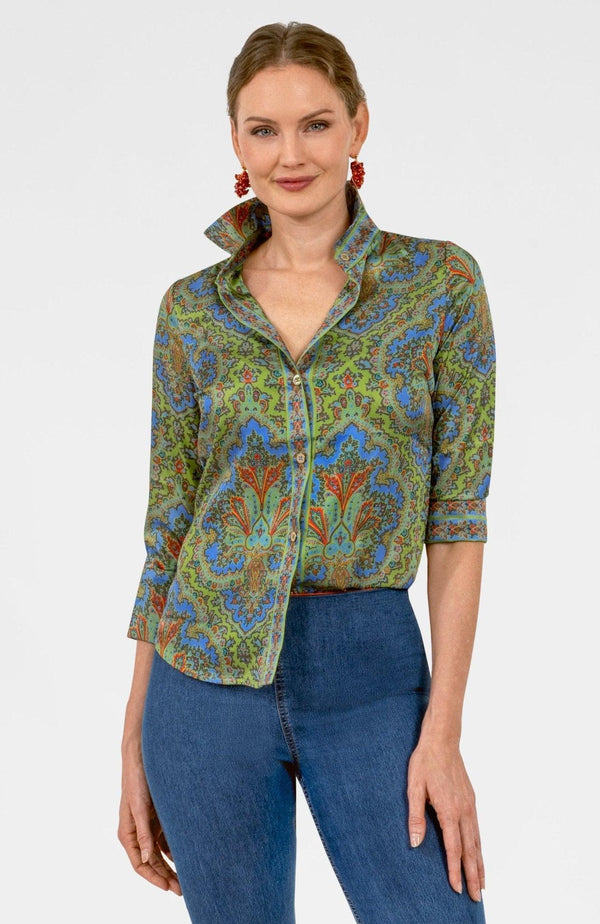 Boyfriend Shirt - Passion Paisley