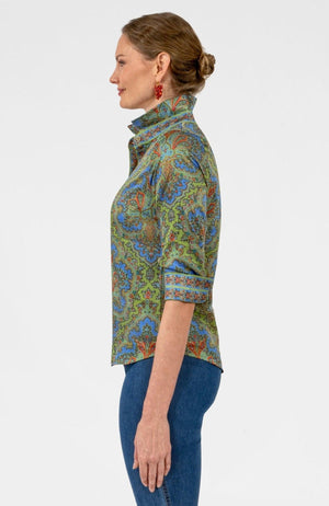 Boyfriend Shirt - Passion Paisley