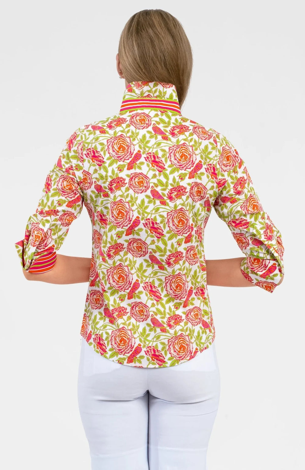 Boyfriend Shirt - Smell the Roses