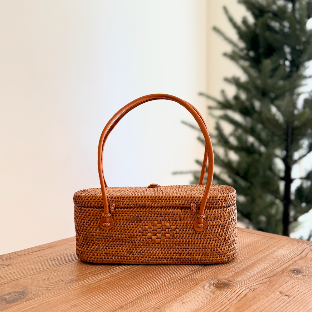 Bali Underarm Rattan Bag