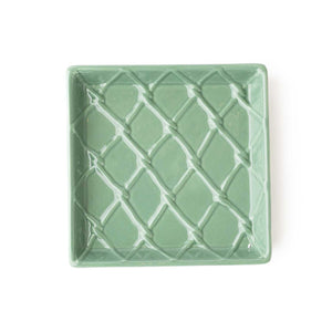 Green Textured Cocktail Caddy