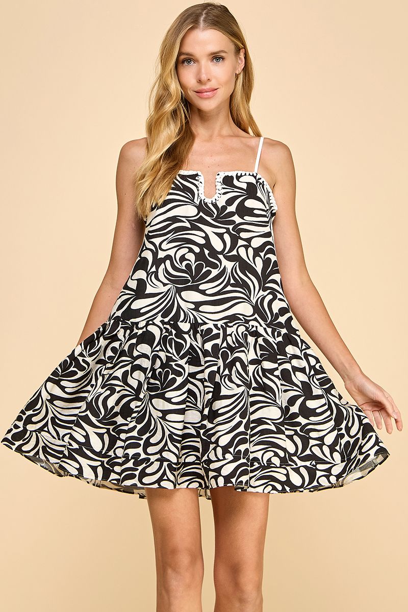Abstract Vacation Dress
