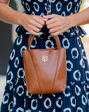 Banks Mini Bucket Bag Saddle